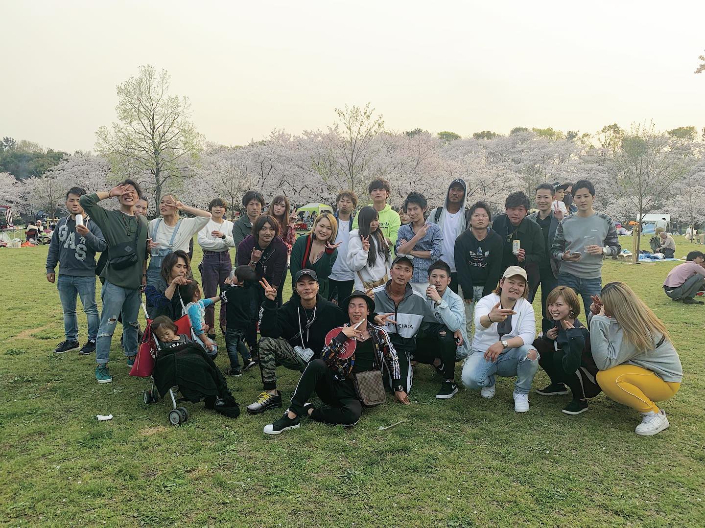 大泉緑地BBQ 桜広場